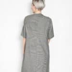 50s Hahnentritt Wollkleid 40 – Bild 6