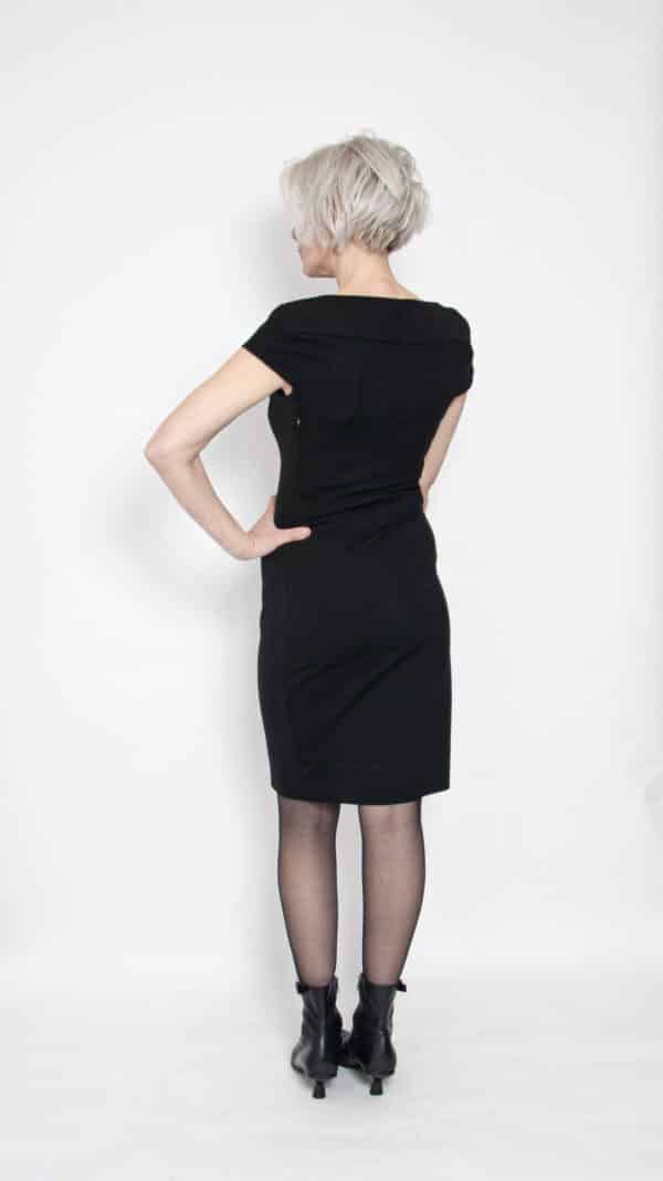 DIANE von FURSTENBERG Kleid schwarz 36 – Bild 4