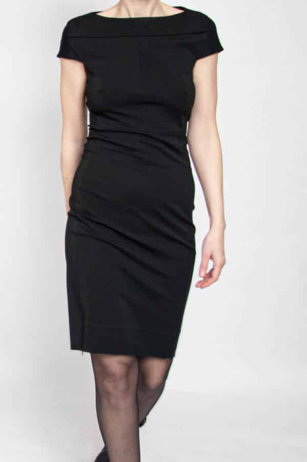 DIANE von FURSTENBERG Kleid schwarz 36 – Bild 5