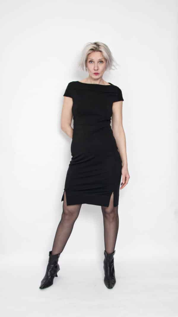 DIANE von FURSTENBERG Kleid schwarz 36 – Bild 2