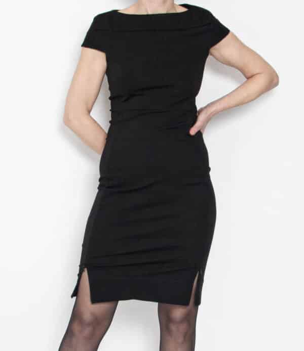 DIANE von FURSTENBERG Kleid schwarz 36 – Bild 3