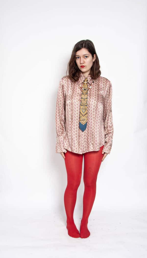 Madeleine Bluse Seide 42 – Bild 5
