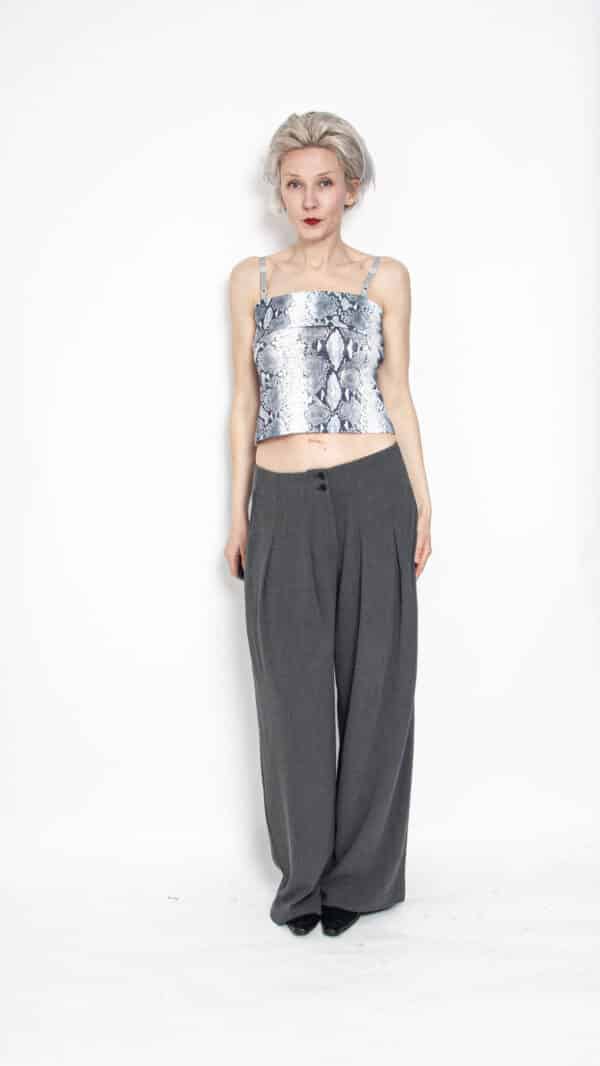 00s Top snake print M – Bild 2