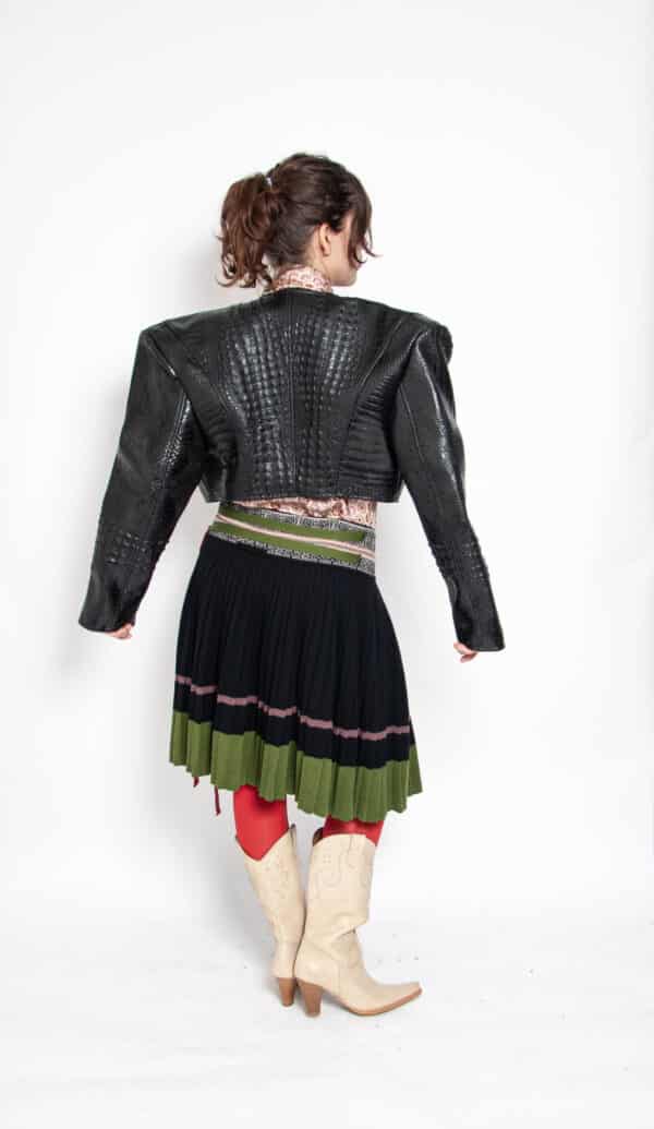 Rolf Royce Jacke Kunstleder M – Bild 3