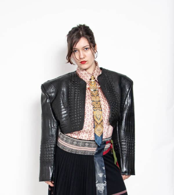 Rolf Royce Jacke Kunstleder M
