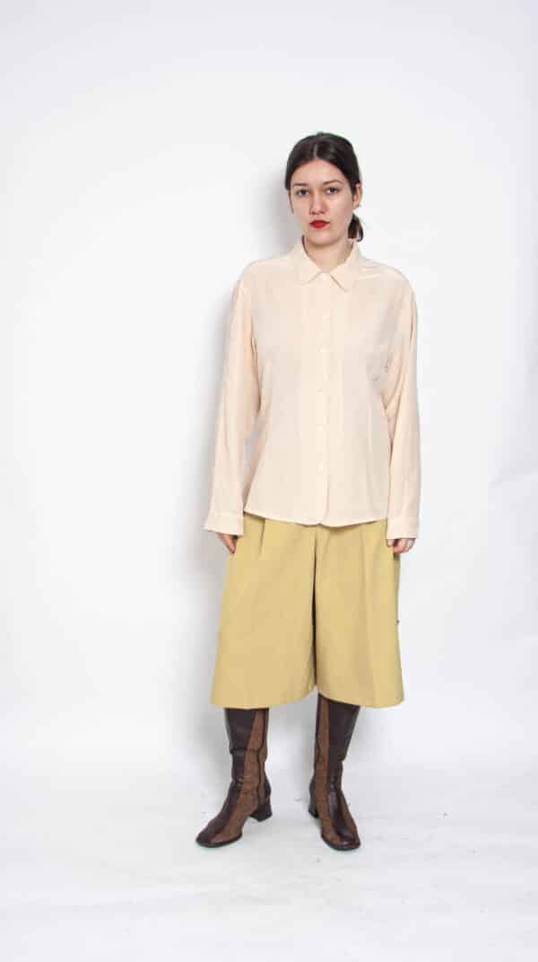 Otto Kern Bluse Seide peach 42 – Bild 3