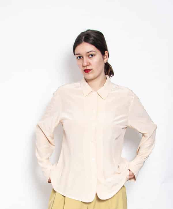 Otto Kern Bluse Seide peach 42