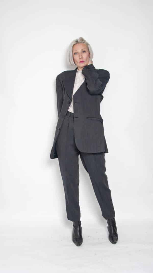 80s KENZO Hosenanzug Wolle 38 – Bild 2