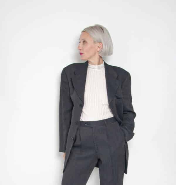 80s KENZO Hosenanzug Wolle 38 – Bild 8