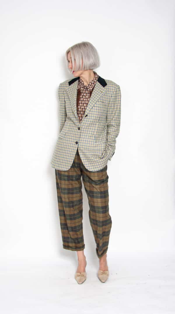 Kiton Kaschmir Blazer Hahnentritt 38 – Bild 3
