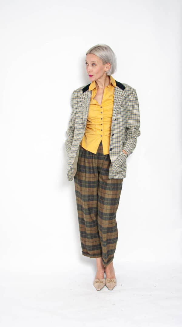 Kiton Kaschmir Blazer Hahnentritt 38 – Bild 6
