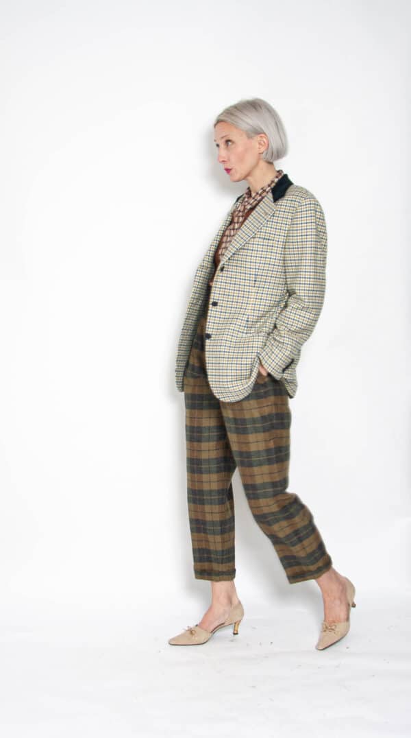 Kiton Kaschmir Blazer Hahnentritt 38 – Bild 4