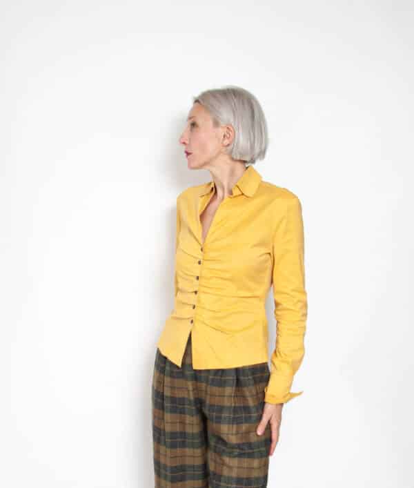 00s Rene Lezard Bluse 36 – Bild 2