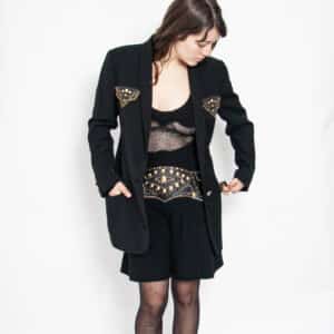 GIANNI VERSACE Set Shorts Blazer 34-36